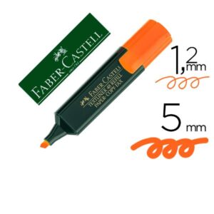 Faber Castell Evidenziatori Evidenziatore Textliner 48  arancio  3 larghezze di tratto 1 2 o 5 mm  ricaricabile (Conf. 10)