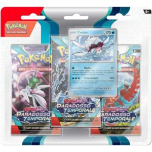 Pokemon Giochi d’Azione e di Abilità Pokemon –  Blister 3 Bustine + 1 Card   Scarlatto e Violetto – 04