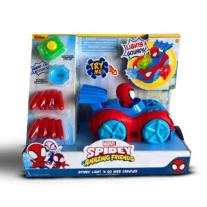 Rei Toys Playsets e Accessori Spidey Lancia  ragnatele De Luxe  c/luci e suoni