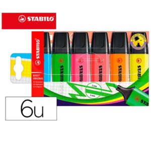 Stabilo Evidenziatori CF6STABILO BOSSORIGINAL 4 COL ASS