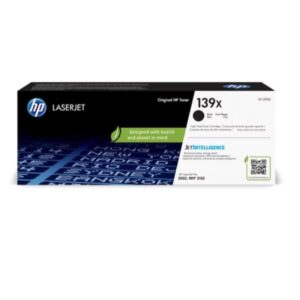 HP Inc CONSUMABILI STAMPANTI LASER Cartuccia toner nero originale LaserJet HP 139X ad alta capacità