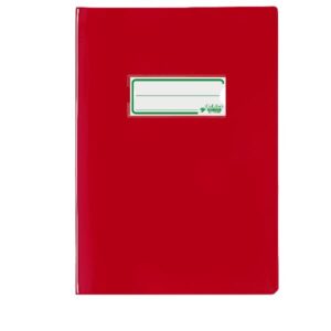 Favorit Copriquaderni CF24 COPRIQUADERNO A5 LACCATO LUCIDO  I M GREEN BIO-BASED  180MY ROSSO