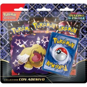 Pokemon Giochi d’Azione e di Abilità PKMN – Collezione con Adesivo 4.5