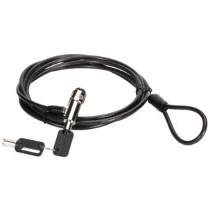 Conceptronic PORTATILI Keyed Laptop Lock  Nano Security Slot  1.8m — 4.5mm diameter cable  Includes 2 keys