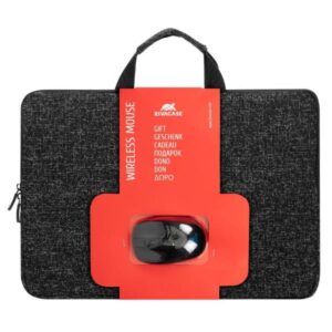 Rivacase PER NOTEBOOK / NETBOOK BORSA LAPTOP 15 6   7915 SLEEVE NERA + MOUSE WIRELESS NERO