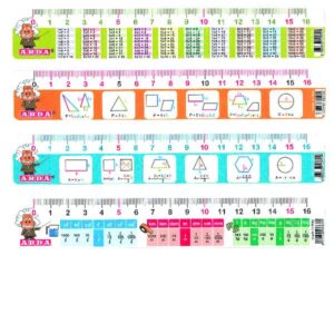 Arda Righe Barattolo 24 righelli cm.16 MATHEMATICS