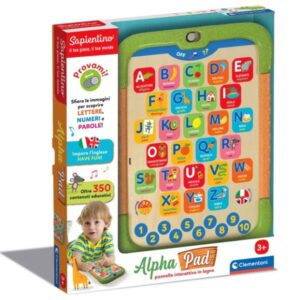 Clementoni Giochi scientifici Alpha Pad – Legno