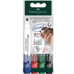 Faber Castell Pastelli Marker per lavagna bianca W20  nero  astuccio da 10