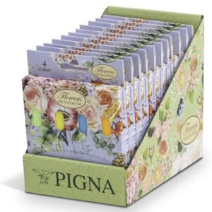 Pigna Evidenziatori BLISTER 4 EVIDENZIATORI FLOWERS  IN ESPOSITORE