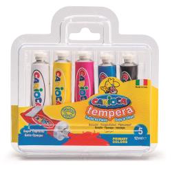 Carioca Tubi tempera CF5 TUBE 12ml TEMPERA ASS.TE