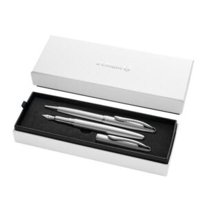 Pelikan Penne stilografiche Set Sfera+Stilografica Jazz Noble Elegance Silver in astuccio regalo