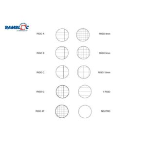 Rambloc Ricambi per quaderni ad anelli CF10RICAMB BIANCO A5 1R 40FF