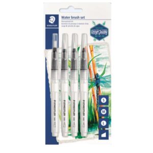 Staedtler Pennelli Set 4 pennelli con punte diverse