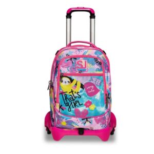 Seven Zaini Scuola TROLLEY JACK-3WD+ SJ GANG CLACK IT GIRL