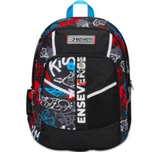 Seven Zaini Scuola ZAINO ADVANCED SEVEN JET BLACK