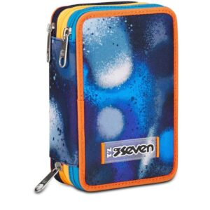 Seven Astucci AST. 3 ZIP SEVEN – BLUE DEEP