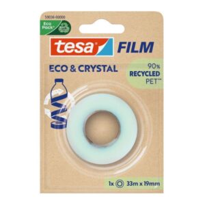 Tesa Nastri adesivi 1x tesafilm eco crystal 33:19 blister