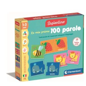 Clementoni Giochi Interattivi Montessori – Le Mie Prime 100 Parole