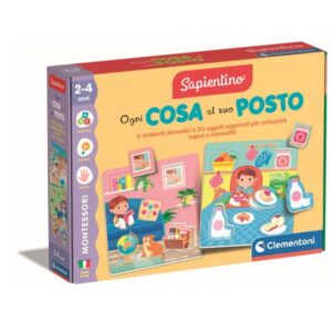 Clementoni Giochi Interattivi Montessori – Ogni Cosa al suo Posto