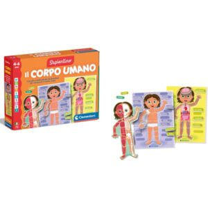 Clementoni Giochi Interattivi Montessori – Il Corpo Umano