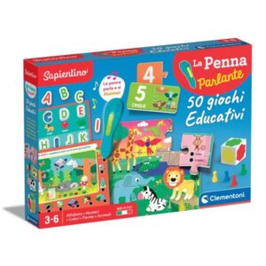 Clementoni Giochi scientifici La Penna Interattiva 50 Giochi Educativi