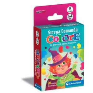 Clementoni Giochi d’Azione e di Abilità Carte Strega Comanda Colore