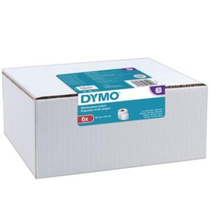 Dymo Etichette Altri Formati Etichette DYMO LW   multi-uso 57 x 32 mm –  Bianco VALUE PACK (6 rotoli)  – 1000 etichette x 1 rotolo