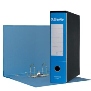 Esselte Registratori REGISTRATORE ESSENTIALS – F.TO PROTOCOLLO DORSO 8 CM AZZURRO