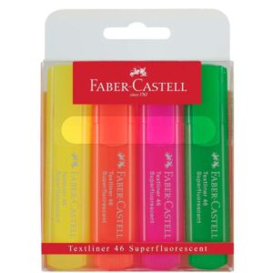 Faber Castell Evidenziatori SET DI EVIDENZIATORI TL 1546 CF4 COLORI NEON