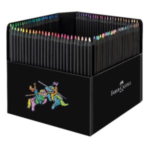 Faber Castell Pastelli Astuccio cartone da 100 matite colorate triangolari  Black Edition