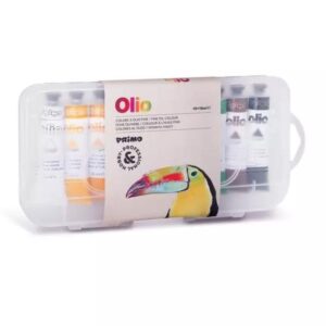 Primo Tubi tempera H P COLORE A OLIO TUBETTO 18 ML BLISTER 10 COLORI ASSORTITO