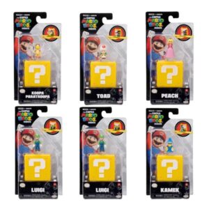 Jakks Action Figures Super Mario Movie Mini personaggi assortimento 4 cm