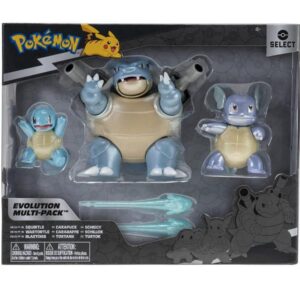 Rei Toys Action Figures PKMN Select evolution multi pack Squirtle