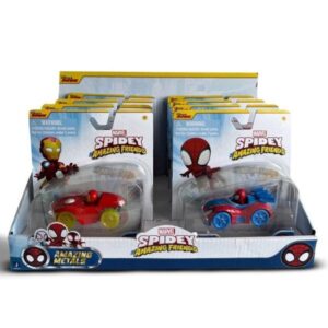 Rei Toys Action Figures Spidey – Veicoli Diecast Vehicles  (Assortmento) 1b dsp da 8 pz