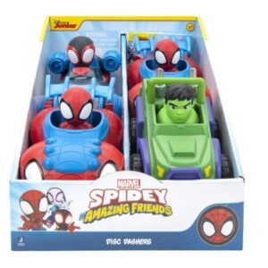 Rei Toys Piste e Veicoli Spidey Veicoli lanciadischi in CDU (Assortimento) 3