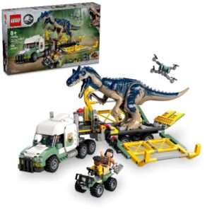 Lego Costruzioni Missione dinosauro: camion di trasporto dell allosauro