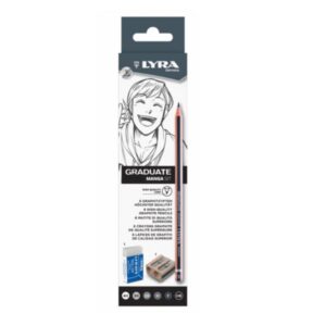 Lyra Matite Astuccio Appendibile Lyra Graduate Graphite Manga – 8 pz