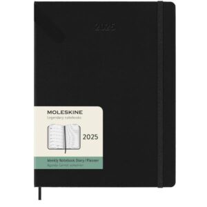 Moleskine AGENDE e DIARI 12M WKLY NTBK XL BLK HARD