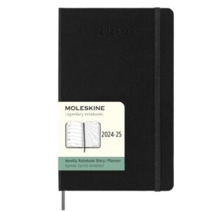 Moleskine AGENDE e DIARI 18M WKLY NTBK LG BLK HARD