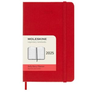 Moleskine AGENDE e DIARI 12M DAILY PK S.RED HARD