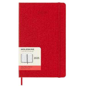 Moleskine AGENDE e DIARI 12M DAILY LG S.RED HARD