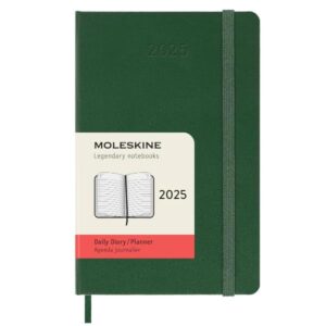 Moleskine AGENDE e DIARI 12M DAILY PK MYRTLE GREEN HARD