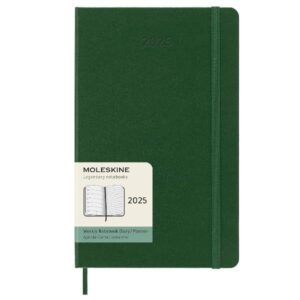 Moleskine AGENDE e DIARI 12M WKLY NTBK LG MYRTLE GREEN HARD