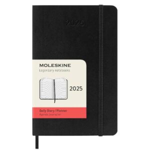 Moleskine AGENDE e DIARI 12M DAILY PK BLK SOFT