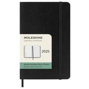 Moleskine AGENDE e DIARI 12M WKLY NTBK PK BLK SOFT