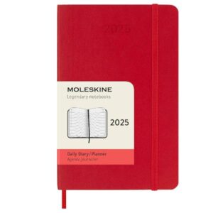 Moleskine AGENDE e DIARI 12M DAILY PK S.RED SOFT