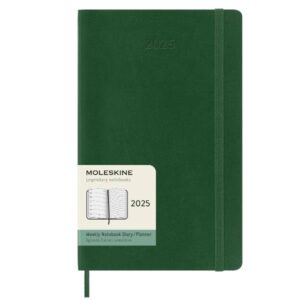 Moleskine AGENDE e DIARI 12M WKLY NTBK LG MYRTLE GREEN SOFT