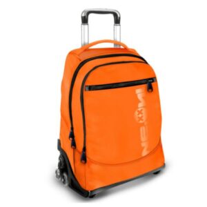 Neon Zaini Scuola TROLLEY 3 WHEELS Orange