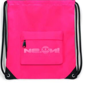 Neon Zaini Scuola GYM SACK Fuchsia Fluo