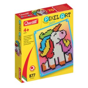 Quercetti Giochi di Creatività Pixel Art Basic Unicorn